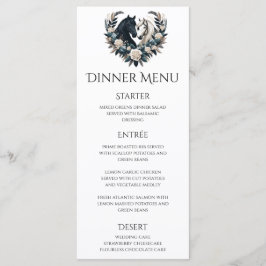 Country Wedding-Horses in Love Wedding Menu