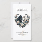 Country Wedding-Horses in Love-Wedding Programma (Voorkant)