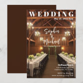 Country Wedding Magazine Hoesje Kaart (Voorkant / Achterkant)