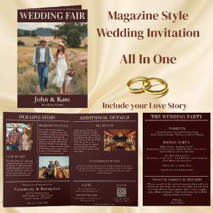 Country Wedding Magazine Hoesje Uitnodiging