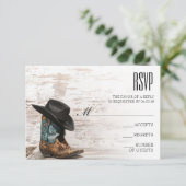 Country Wedding (RSVP-kaart) RSVP Kaartje (Staand voorkant)