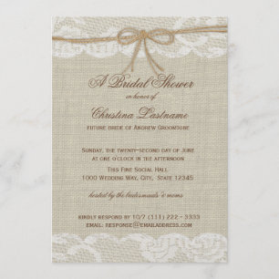 Country Wedding Vrijgezellenfeest Kaart