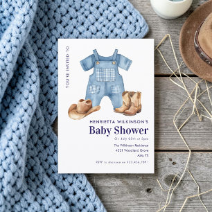 Country Western Baby Borrel Overall Laarzen hoed Kaart