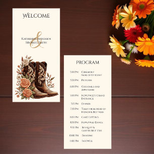 Country Western Bloemen met Cowboylaarzen