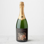 Country Western Bloemen Sparkling Wijnetiket (Voorkant)