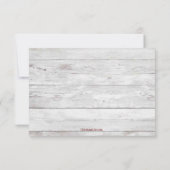 Country Western Boot Boho Rustic Marsala Bedankt (Achterkant)