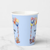 Country Western Cowboy Happy Birthday Papieren bek Papieren Bekers (Links)