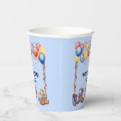 Country Western Cowboy Happy Birthday Papieren bek Papieren Bekers (Rechts)