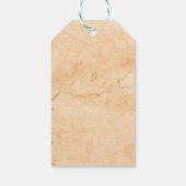 Country Western Cowboy Hoefijzer Cadeaulabel (Achterkant)