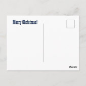 Country Western Cowboy Kerstmis Briefkaart (Achterkant)