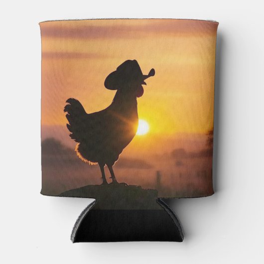 Country Western Cowboy Kippen Koozie (Voorkant)