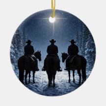 Country Western Cowboy Noordster Kerstmis