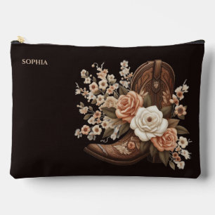 Country Western Cowboylaars en Bloemen Etui