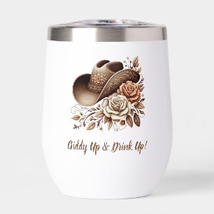 Country Western Cowgirl Hoed met Bloemen