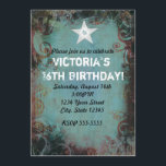 Country Western Cowgirl Sweet 16 Uitnodiging<br><div class="desc">Country Western Cowgirl Sweet 16 Uitnodiging. Aanpassen voor elk evenement.</div>