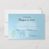 Country Western Fairy Tale Response RSVP Kaartje (Voorkant)