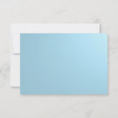 Country Western Fairy Tale Response RSVP Kaartje (Achterkant)