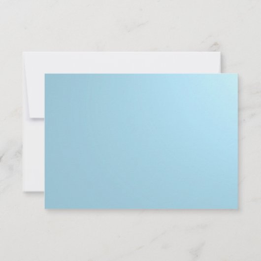 Country Western Fairy Tale Response RSVP Kaartje (Achterkant)