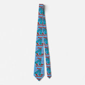 Country Western Line Dance Boot Scootin' Necktie Stropdas (Voorkant)