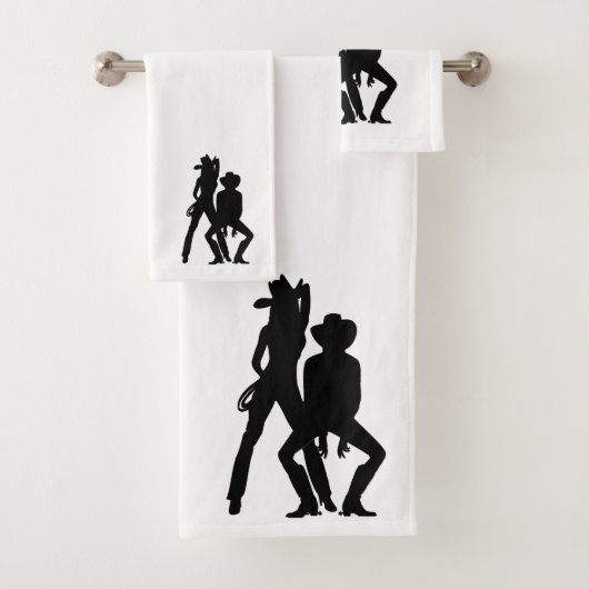Country Western Line Dance Misgelopen Bad Handdoek (Insitu)