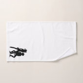 Country Western Line Dance Misgelopen Bad Handdoek (Handdoek)