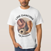 Country Western Line Dancing T-shirt (Voorkant)