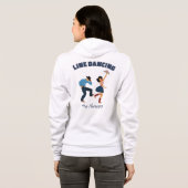 Country Western Line Dancing Therapy Sweatshirt (Achterkant volledig)