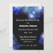 Country Western Music Blauwe Gitaar En Cowboylaarz Kaart (Achterkant)