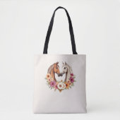 Country Western Paarden  Tote Bag (Voorkant)