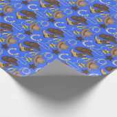 Country Western patroon Cadeaupapier (Hoek)