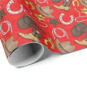 Country Western-patroon inpakpapier (Rol Hoek)