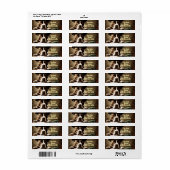 Country Western Pitbull Gokken Retouradres Etiket (Full Sheet)