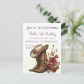 Country Western, Rozen, Uitnodiging voor 15e verja (Staand voorkant)