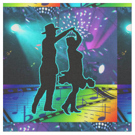 Country Westerne danser podiumlichten en muziek #7 Stof