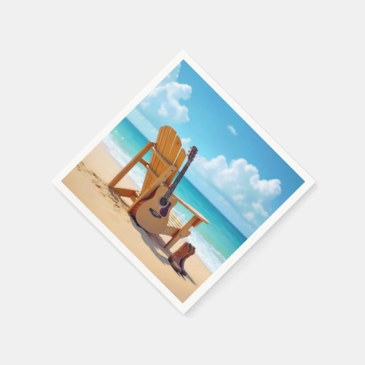 Country Westerne laarzen aan de kust met gitaar Servet (Hoek)