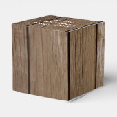 Country Wood Lights Ball Jar Favor Box Bedankdoosjes (Achterkant)