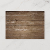 Country Wood Lights Ball Jar Place Card Plaatskaartje (Achterkant)