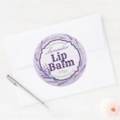 Country Wood Paarse Lavendel Lip Balm Labels (Envelop)