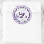 Country Wood Paarse Lavendel Lip Balm Labels (Tas)