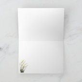 Country Wood with Wheat Bedankkaart (Binnen)