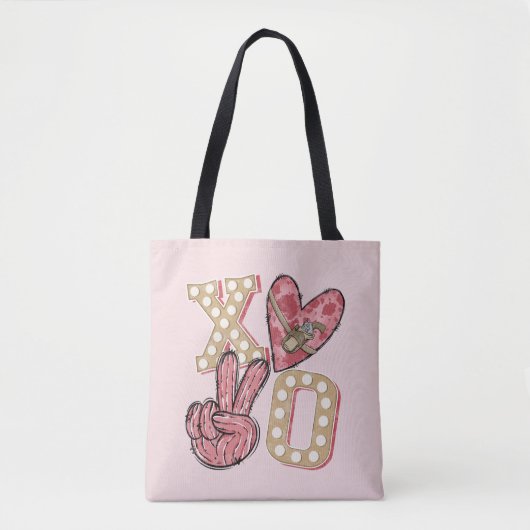 Country XOXO - Wild West Love Tote Bag (Voorkant)