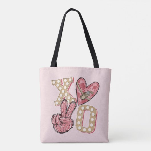 Country XOXO - Wild West Love Tote Bag (Achterkant)