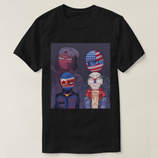 countryhumans  (1) t-shirt (Design voorkant)
