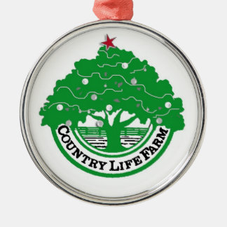 CountryLifeFarm xmas boom Metalen Ornament