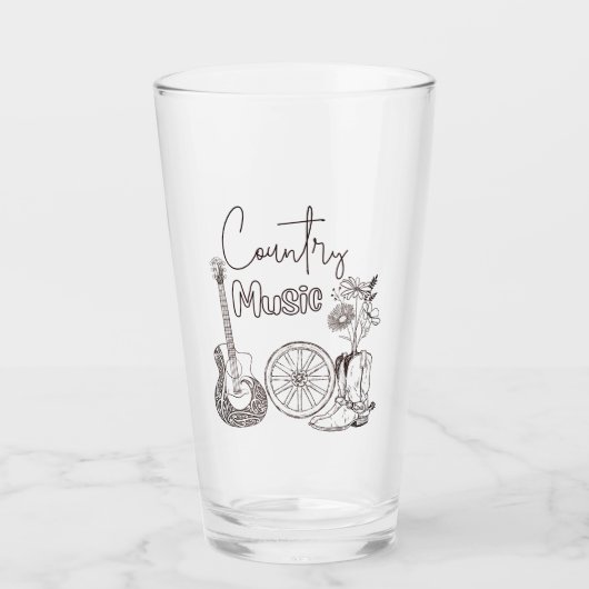 Countrymuziek Glas (Voorkant)