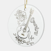 Countrymuziek Keramisch Ornament (Links)
