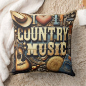 Countrymuziek. Kussen (Deken)