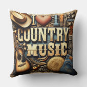 Countrymuziek. Kussen (Achterkant)