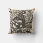 countrymuziek. kussen (Achterkant)