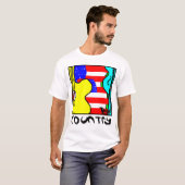 Countrymuziek T-shirt (Voorkant volledig)